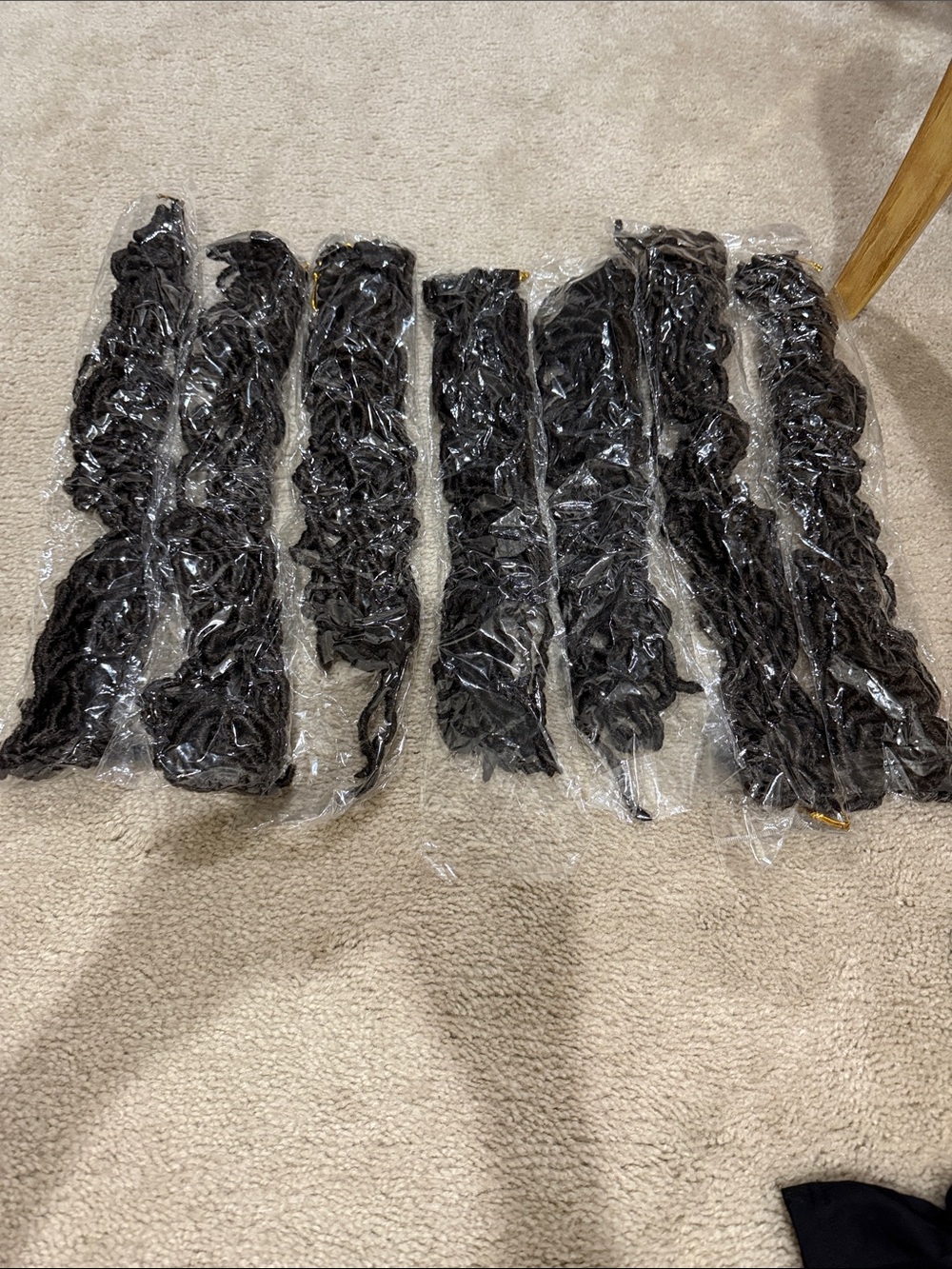 Darkest brown Faux Locs Hair 7 packs Extensions - Versatile Protective Style
